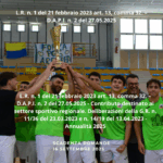 Contributi destinati al settore sportivo regionale. Deliberazioni della G.R. n. 11/36 del 23.03.2023 e n. 14/19 del 13.04.2023 – Annualità 2025